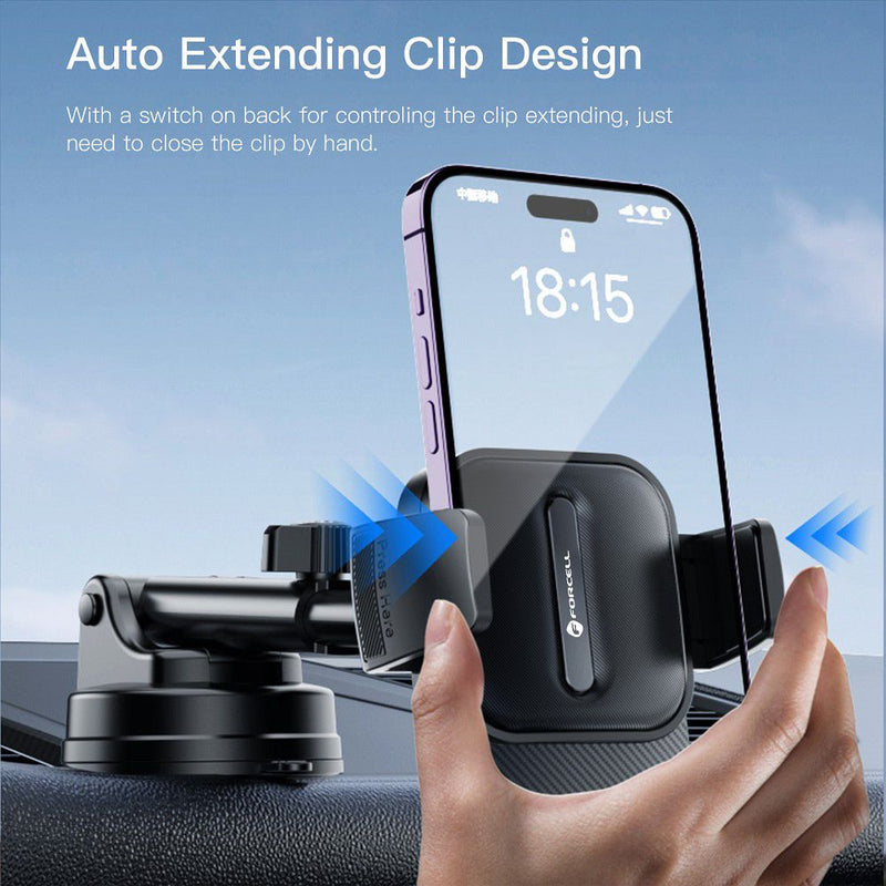FORCELL F-Grip Guardian car holder for phone to windshield/center console