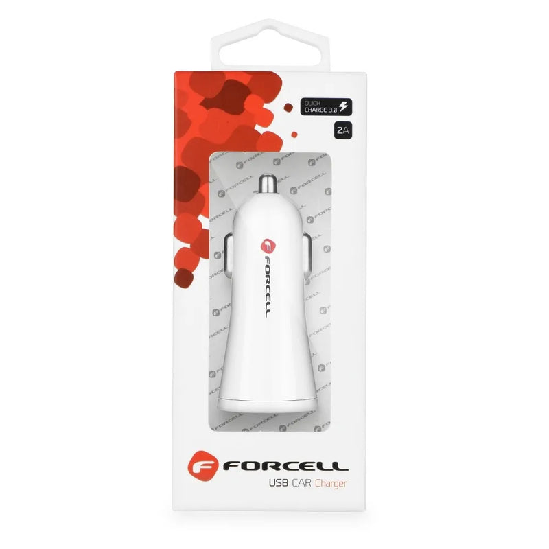 Forcell Car Quick Charger with USB socket 3.0 - 2,4A - iDevice 