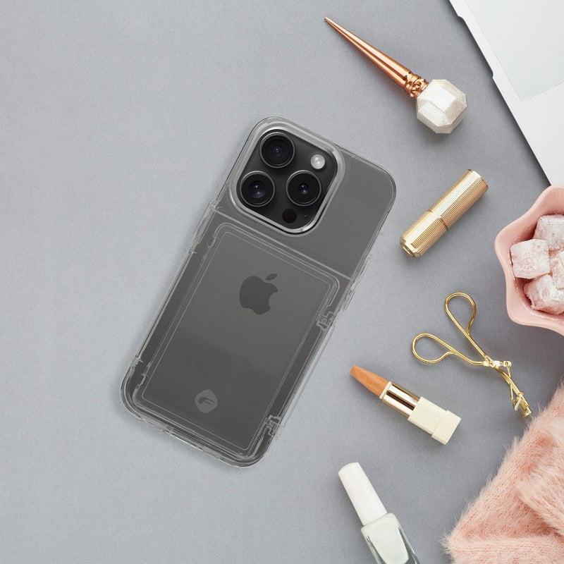 FORCELL F-PROTECT Crystal Pocket Case for iPhone