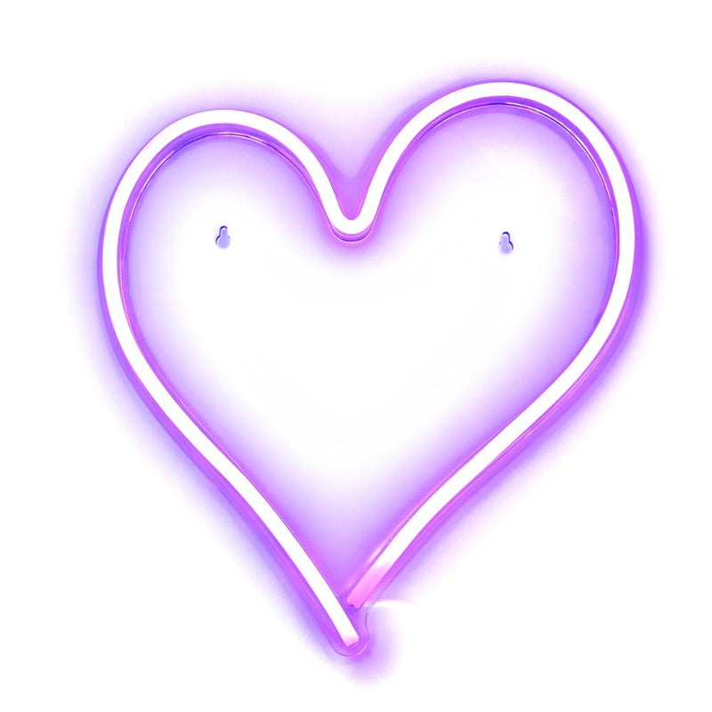 Neon LED wall sign-Heart