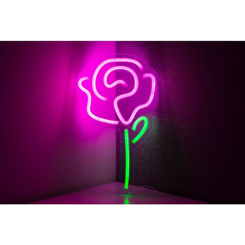 Neon LED wall sign-Rose