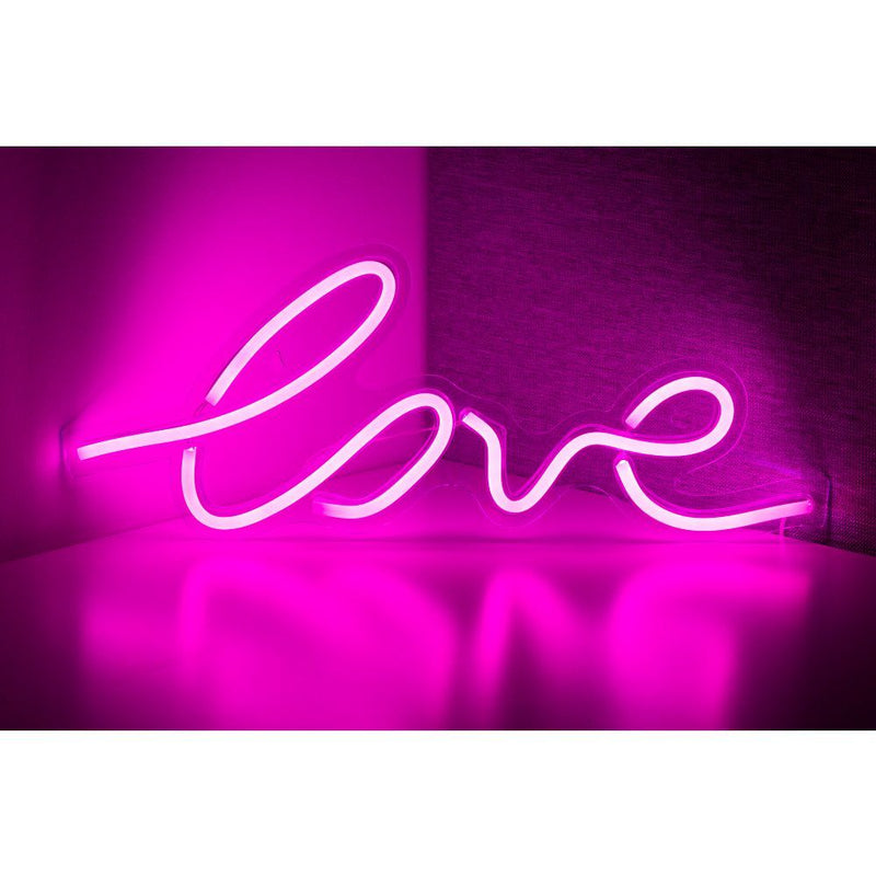 Neon LED wall sign-LOVE