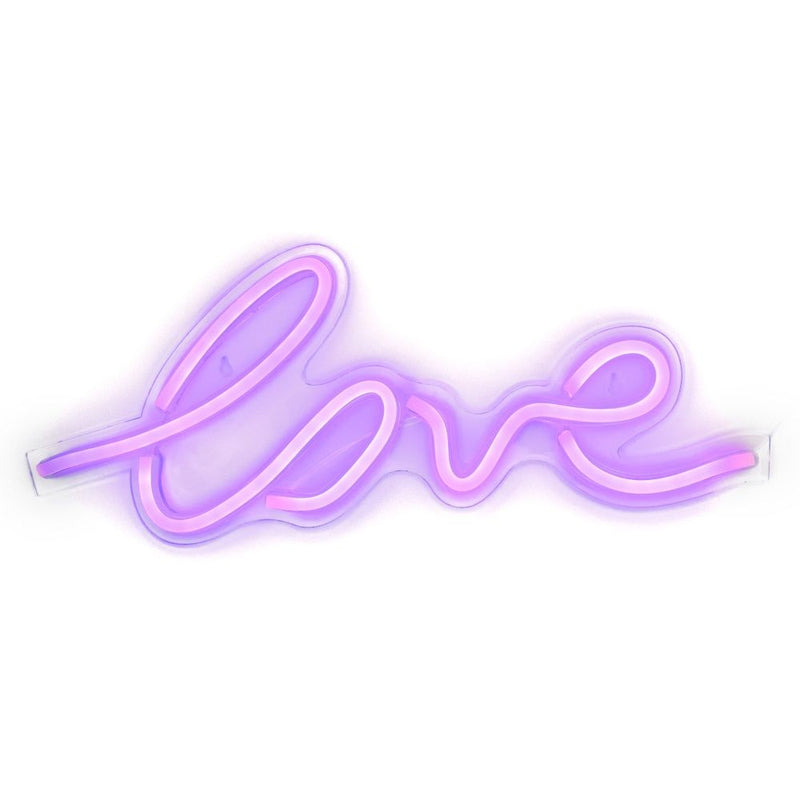 Neon LED wall sign-LOVE