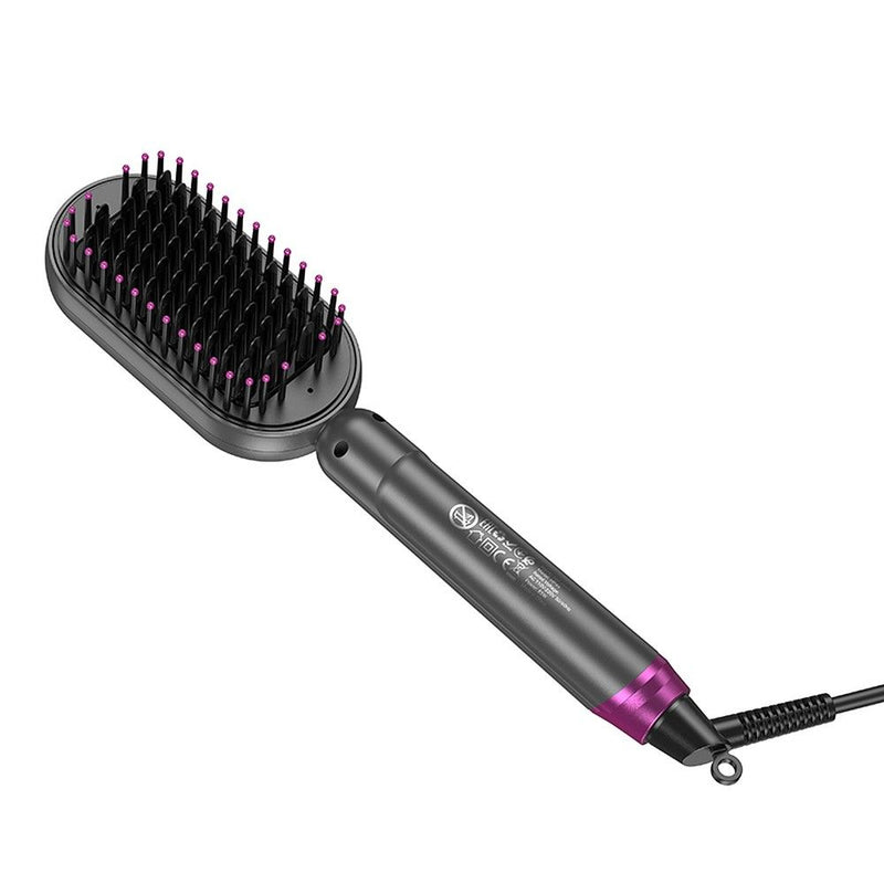 HOCO HP44 electric straightening hair comb with digital display