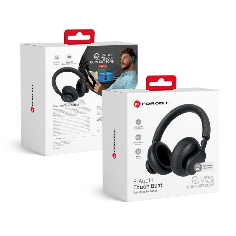 FORCELL F-AUDIO wireless headphones ANC Touch Beat