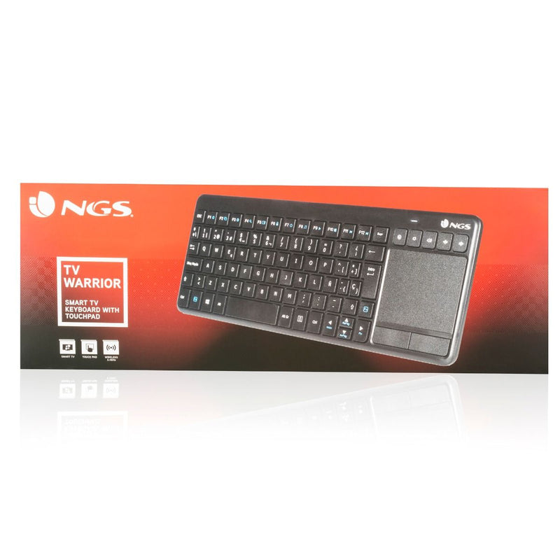 NGS, TV Warrior - Smart TV Keyboard with Touchpad, Wireless 2.4GHz