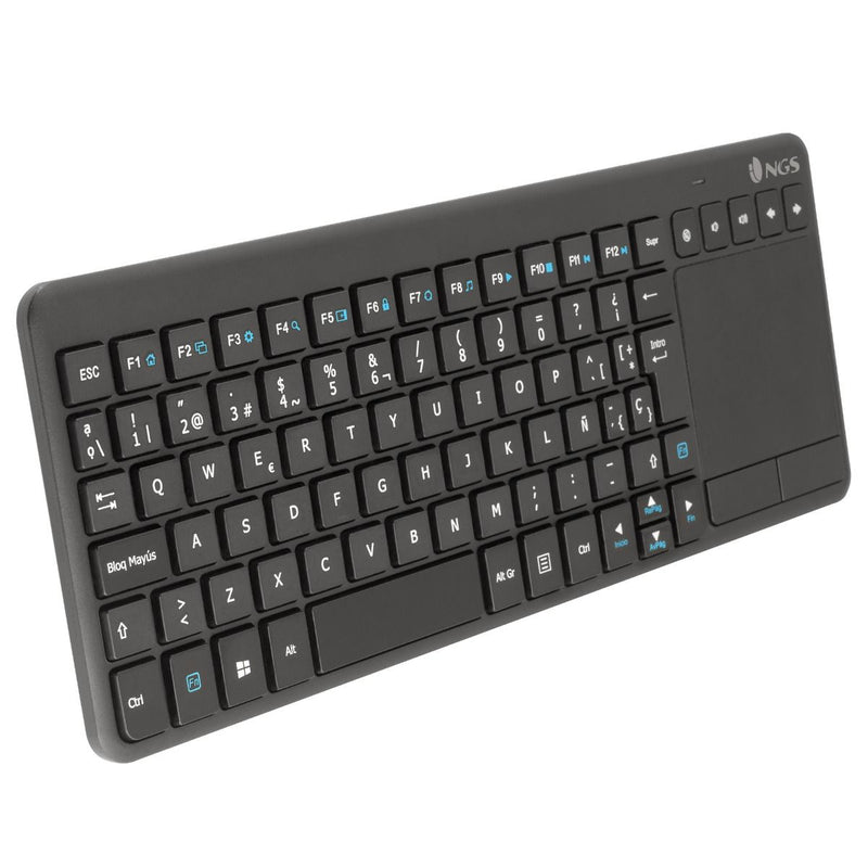 NGS, TV Warrior - Smart TV Keyboard with Touchpad, Wireless 2.4GHz