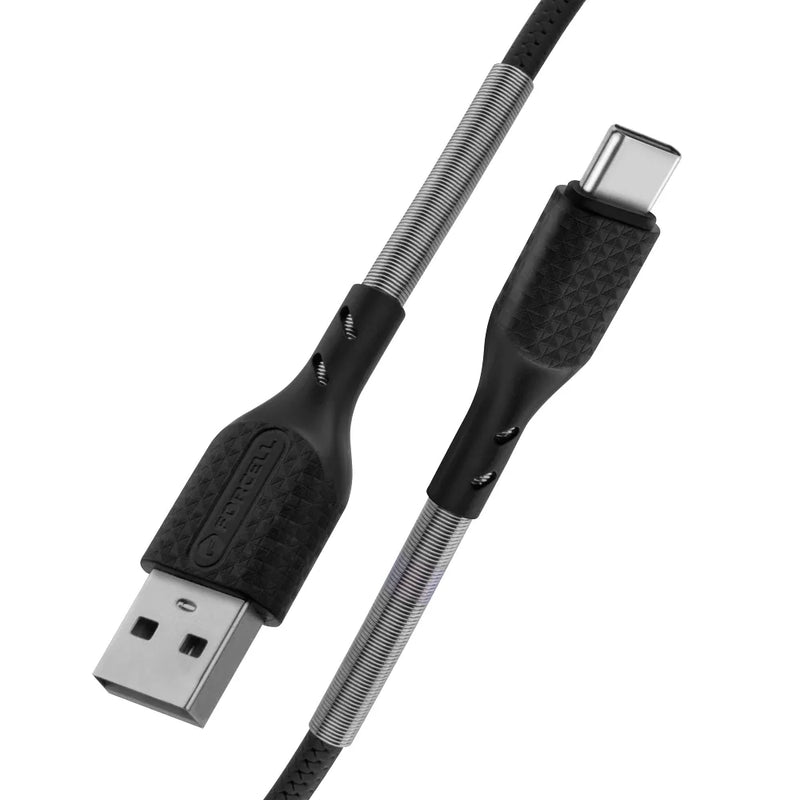 Forcell Carbon cable USB to Type C 2.0 2,4A CB-02A - iDevice 