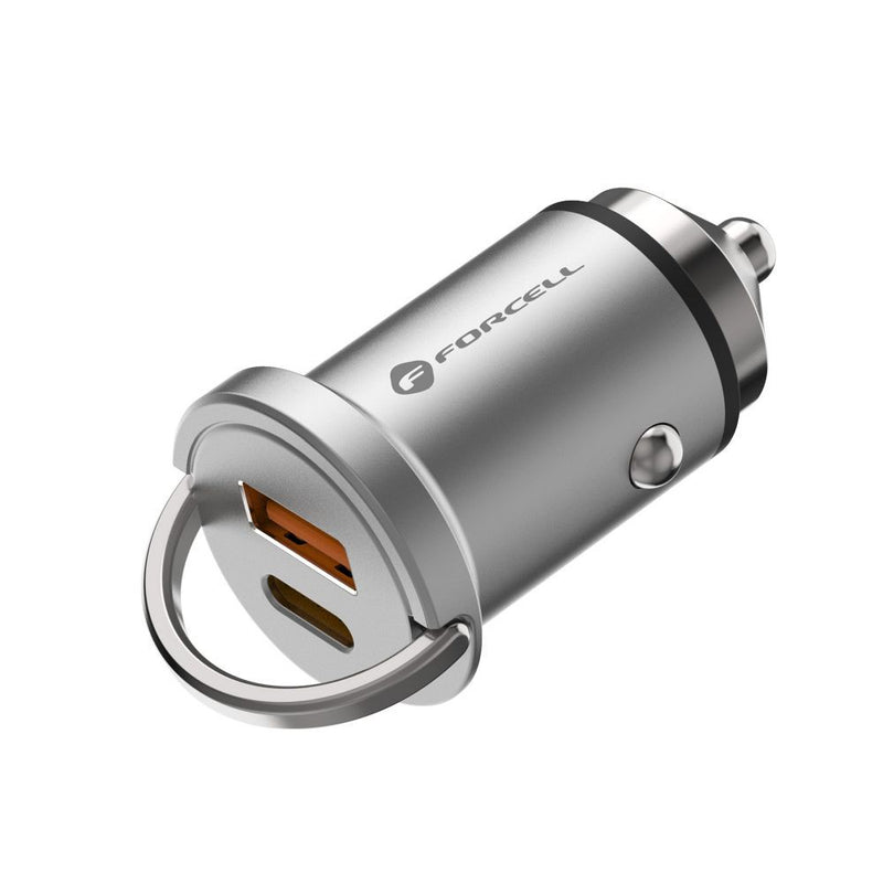 Forcell F-Energy Mini car charger Type C PD30W + USB QC3.0