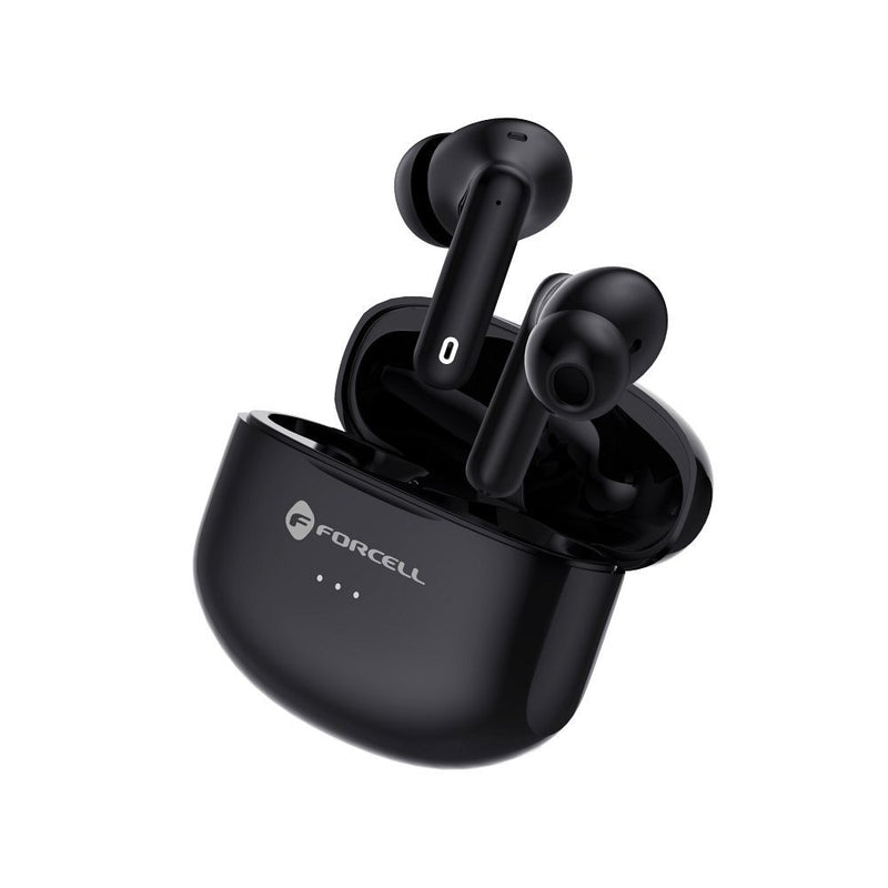 Forcell F-AUDIO wireless earphones TWS Clear Sound black