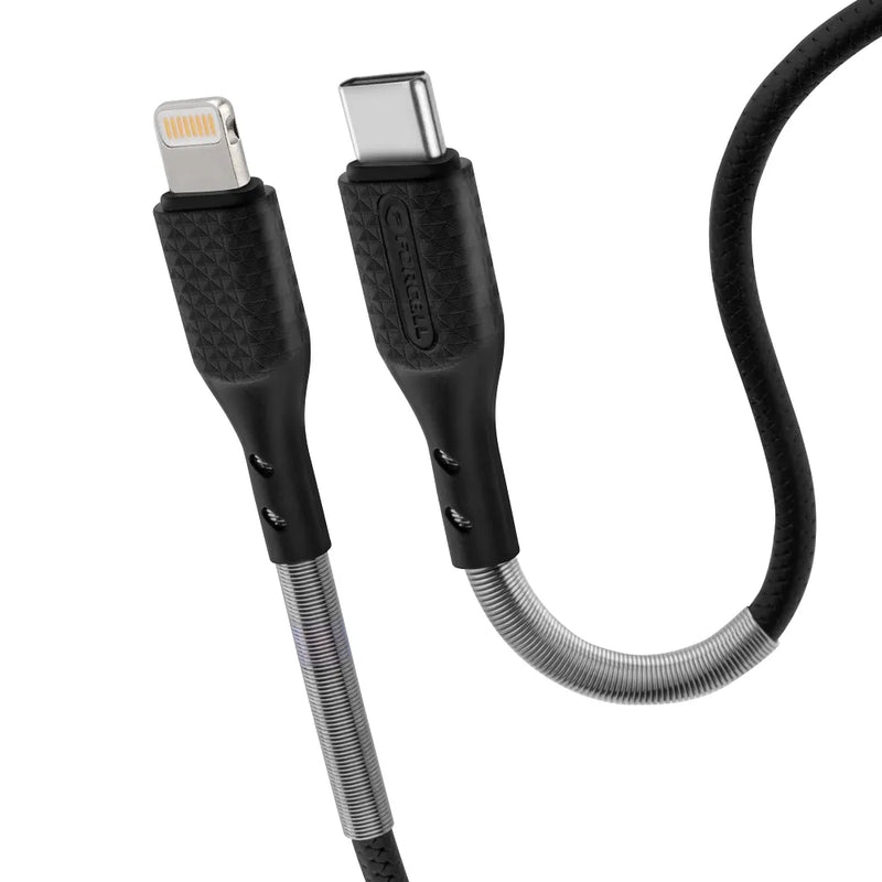 Forcell Carbon cable Type C to Lightning 8-pin PD27W CB-01C - iDevice 