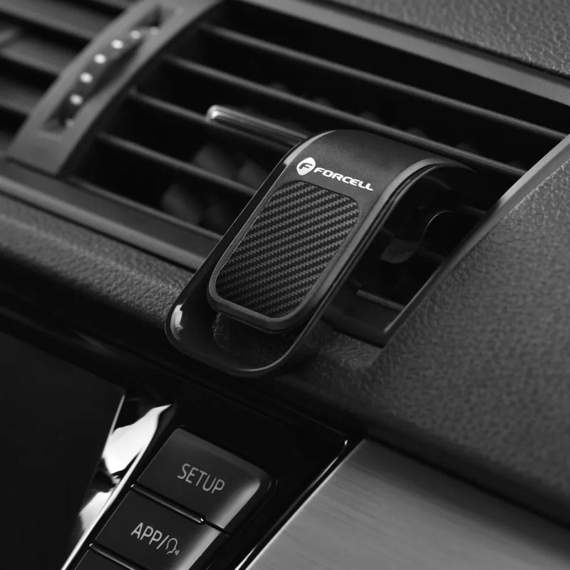Forcell magnetic air vent car holder Carbon B060 - iDevice 