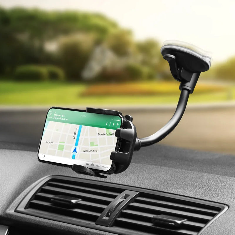 Forcell Carbon Bracket car holder with long 17cm arm - iDevice 