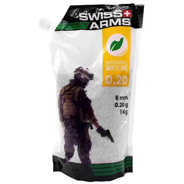 SWISS ARMS Biodegradable BB'S (0.20G) (5,000 ROUNDS) - iDevice 